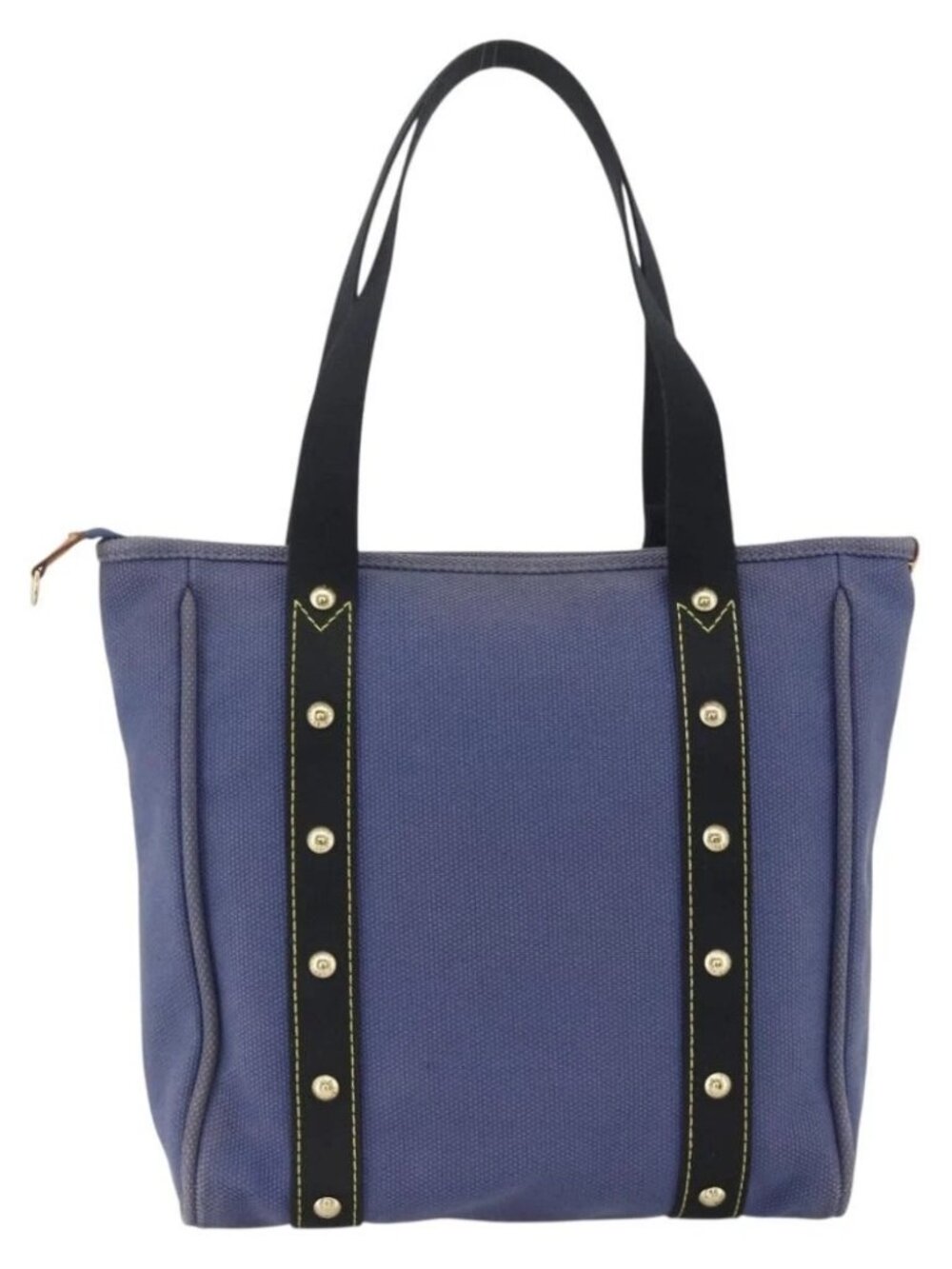 LOUIS VUITTON Antigua Cabas MM Tote Bag Blue M40087 LV Auth ka3019 - Picture 3 of 16